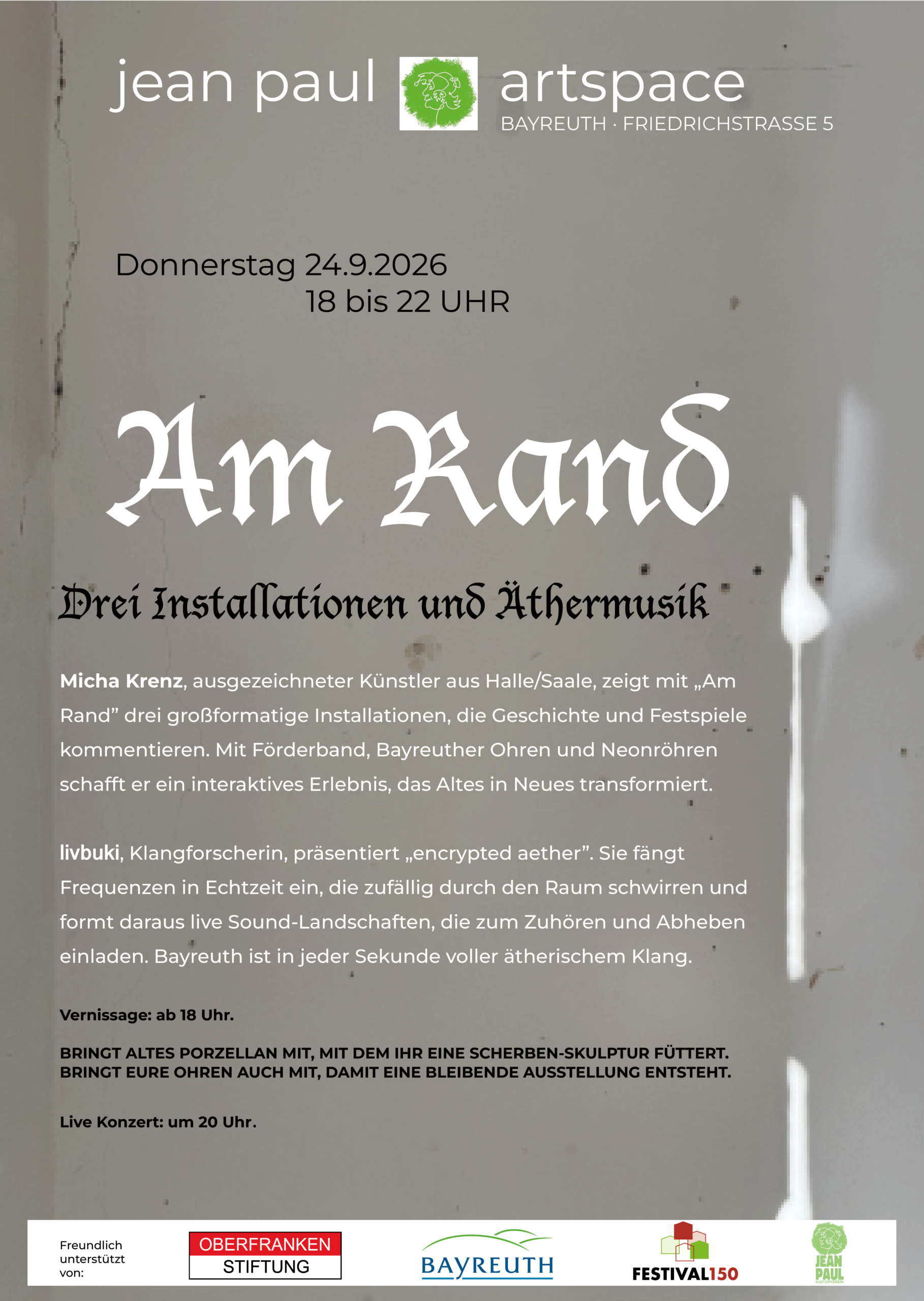 FESTIVAL150_krenz Jean Paul Kulturverein Bayreuth